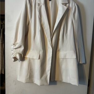 Lane Bryant Cream Blazer